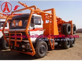 north benz 6*6  wheel drive timber semi-trailers manufacturer