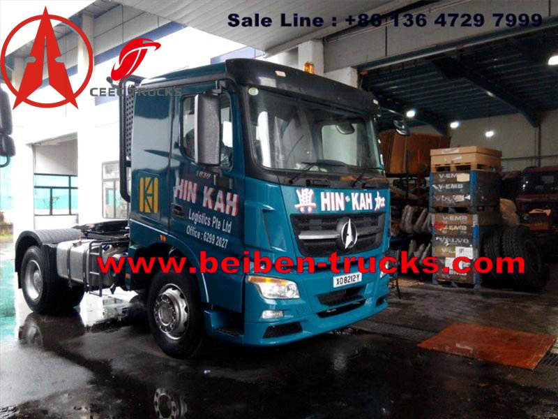 china beiben right hand drive tractor truck supplier in china