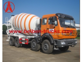 china north benz 14 CBM transit mixer truck supplier