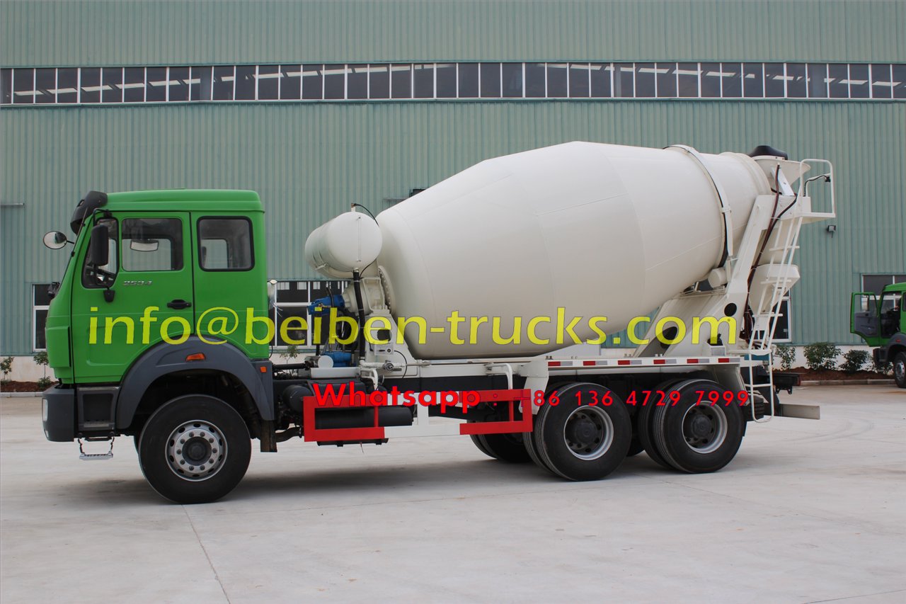 Military quality hot sale Beiben 6x4 5m3 capacity concrete mix truck  supplier