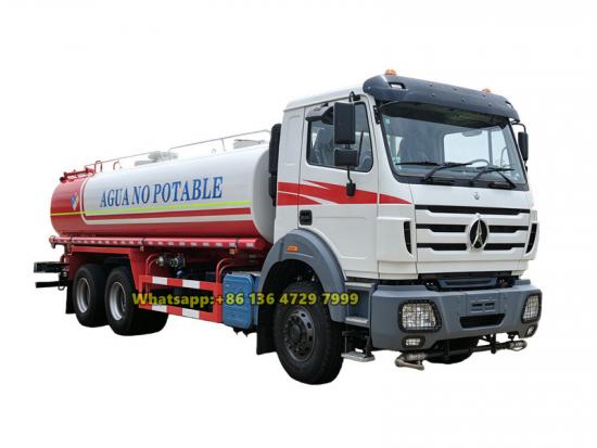 Beiben 6x6 20000 liters water tanker truck
