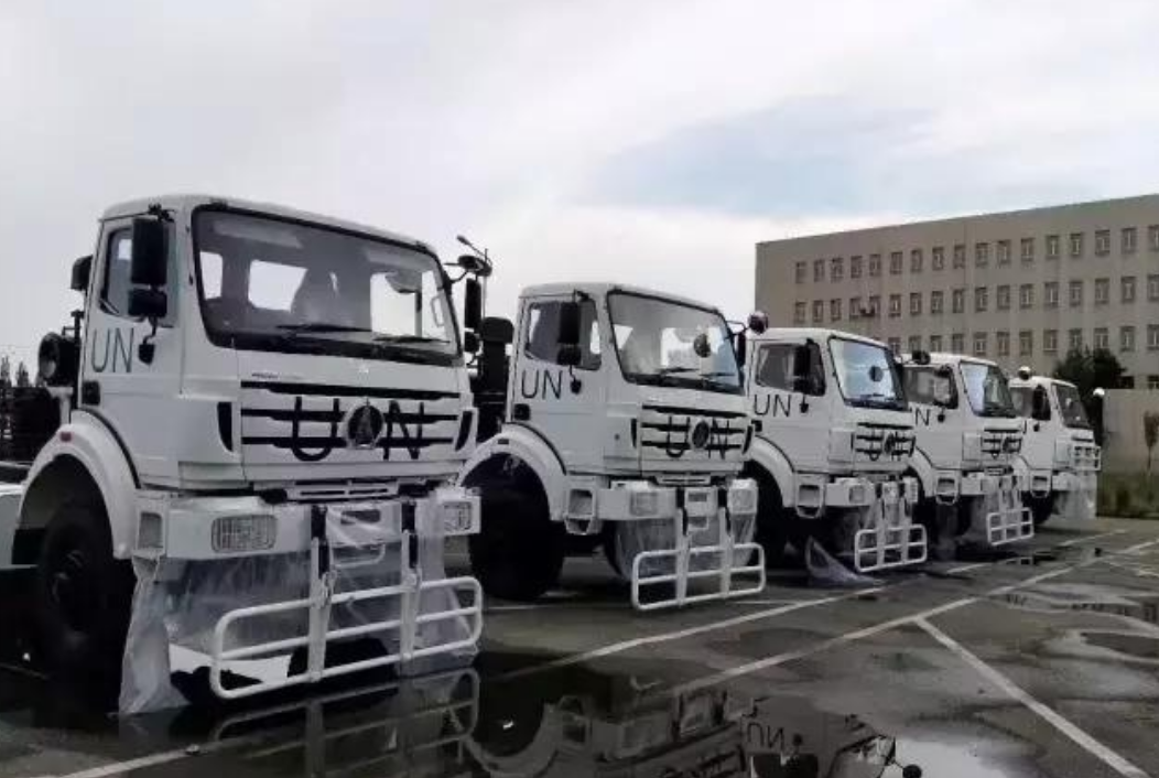 Beiben 6×6 truck export to UN military force