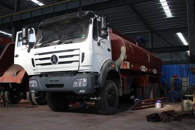 How to build a good quality beiben water tanker truck?