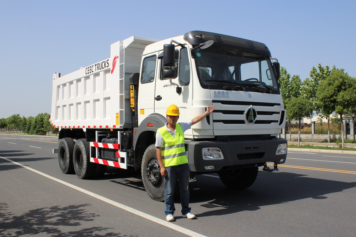 Beiben 2534 dump truck for CONGO customer