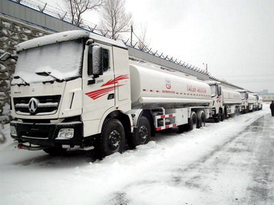 8 units beiben V3 12 wheeler fuel tanker truck export to middel asia country