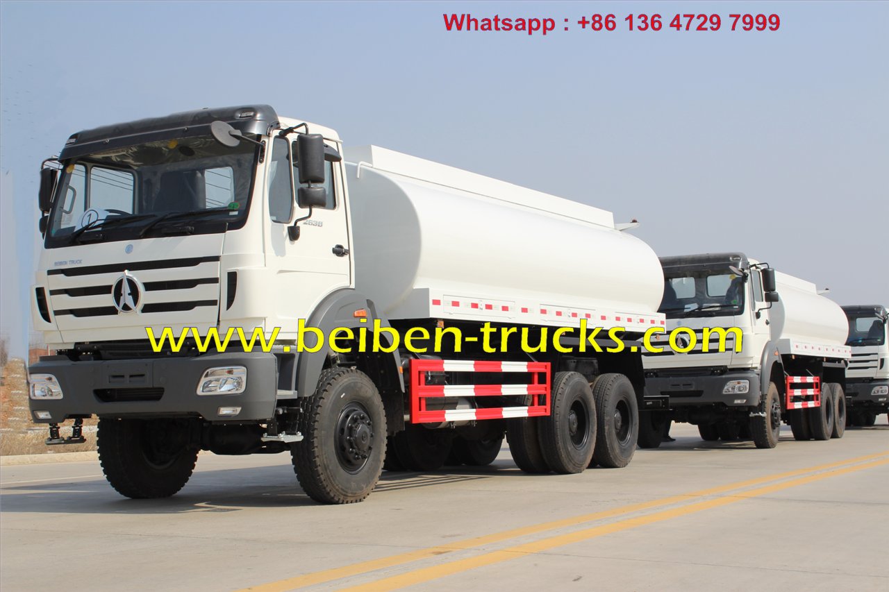 RHD beiben 2638 all wheel drive water truck for exporting to KENYA , mombassa