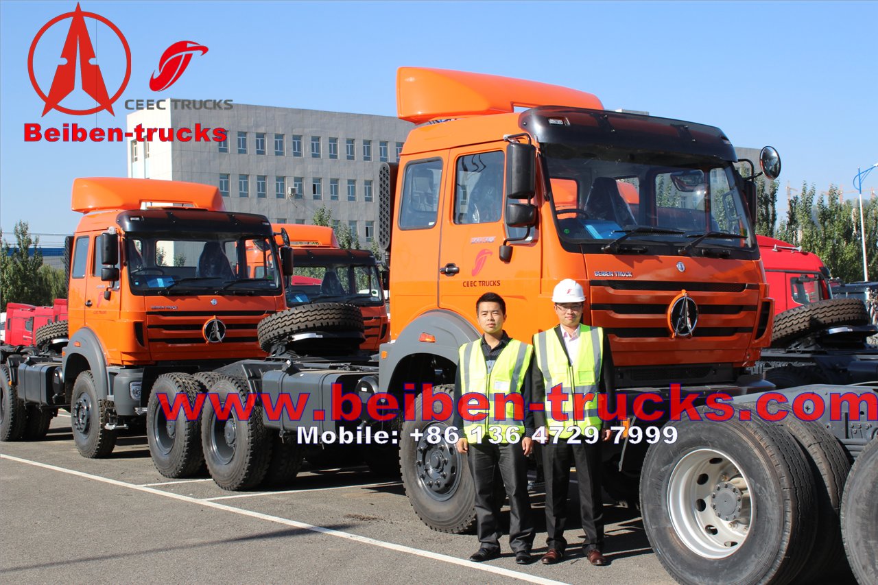 Baotou north benz 2638 right hand drive tractor truck for exporting 