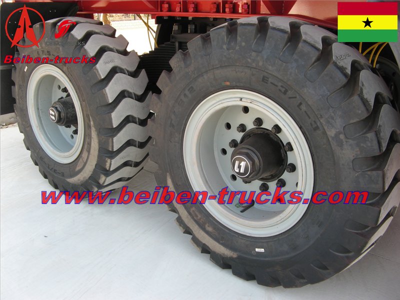 60 T heavy duty bogie suspension cargo semitrailer 