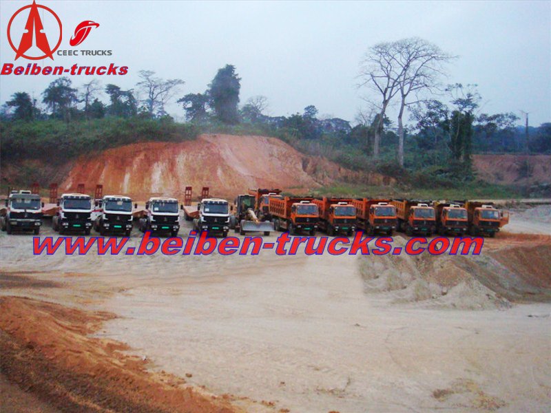 Congo beiben dump trucks