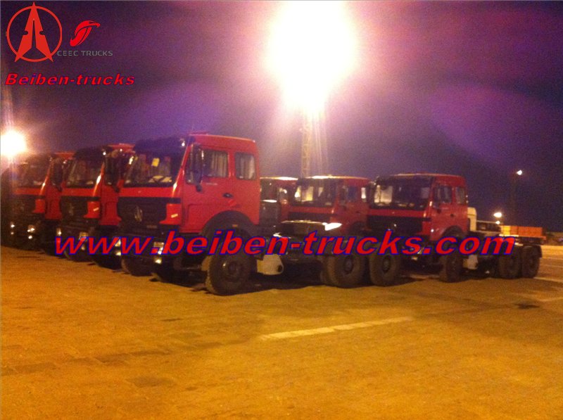 nigeria customer order 30 units beiben tractor trucks 