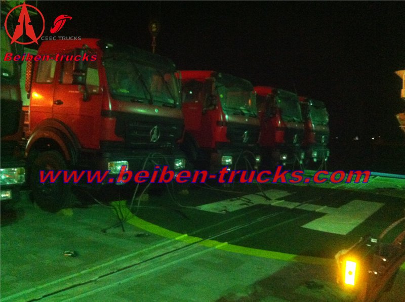 Nigerial customer order 30 units beiben 2642 tractor trucks from CEEC TRUCKS company .