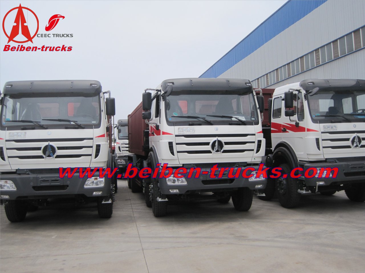 mogolia beiben 12 wheeler dump trucks