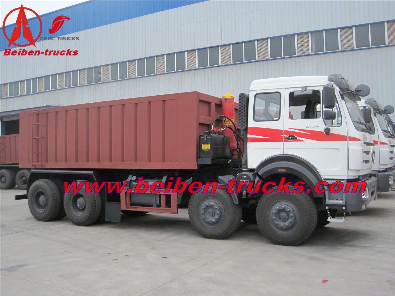 mogolia beiben 12 wheeler dump trucks