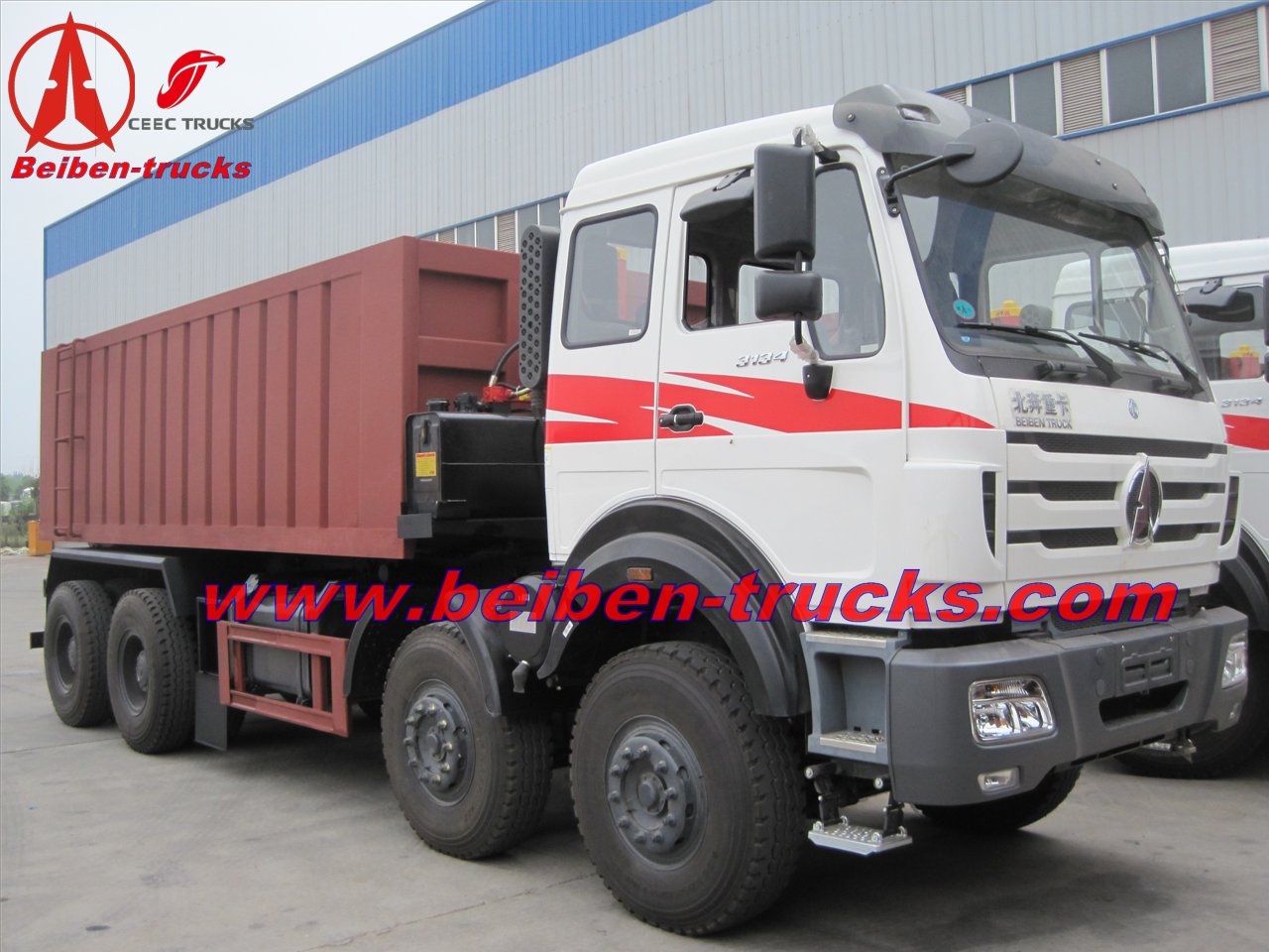 mogolia beiben 12 wheeler dump trucks