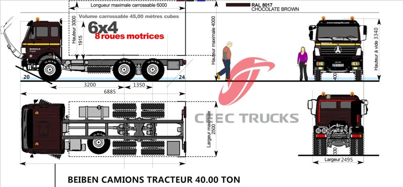 Beiben tractor truck 2642S 
