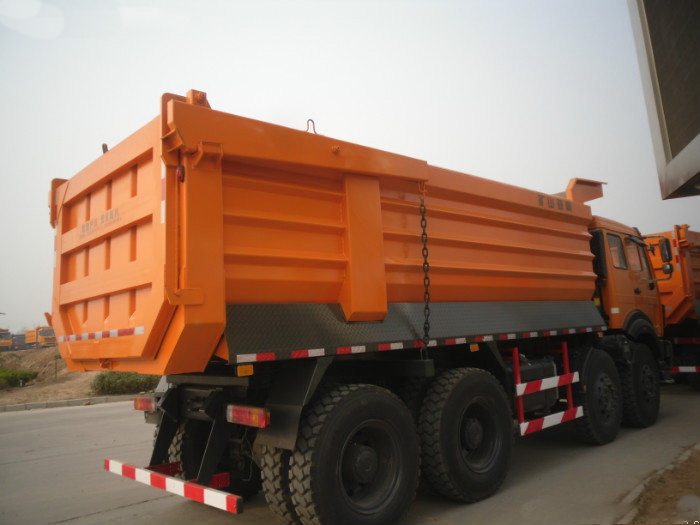 12 wheeler beiben dump trucks are exported to mogolia country. 