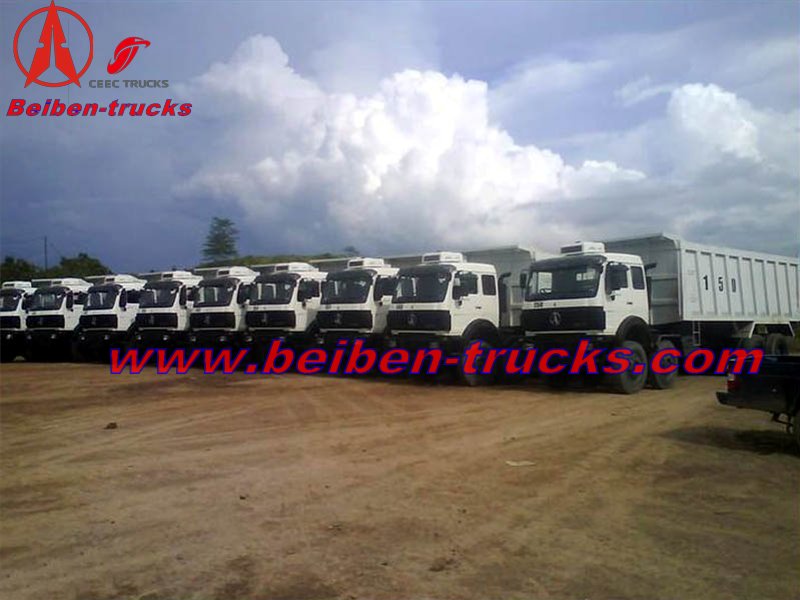 Kenya beiben 50 T dump truck