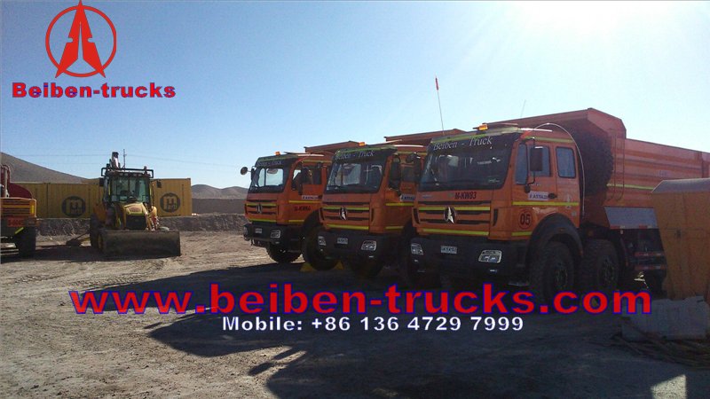 Beiben 12 wheeler dump truck 3142 type 