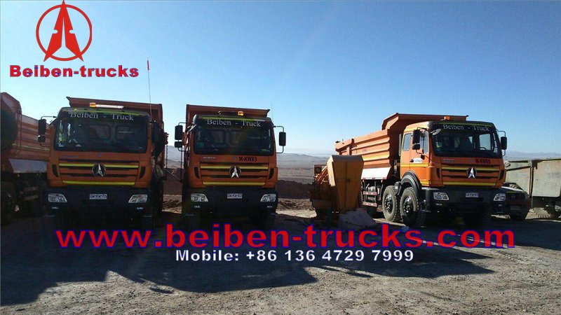 Beiben 12 wheeler dump truck 3142 type 