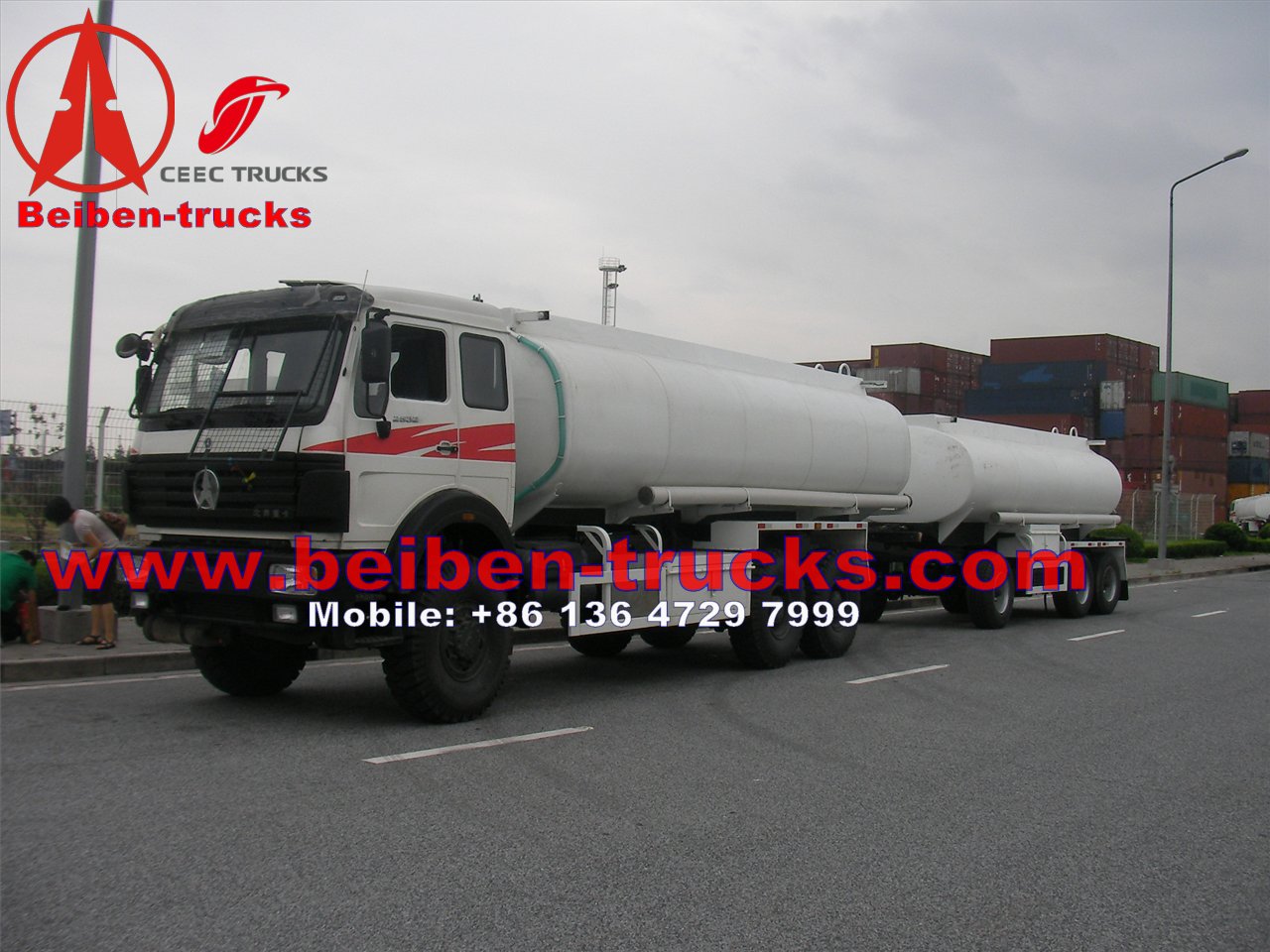 Beiben all wheel drive fuel tanker truck manufacturer 