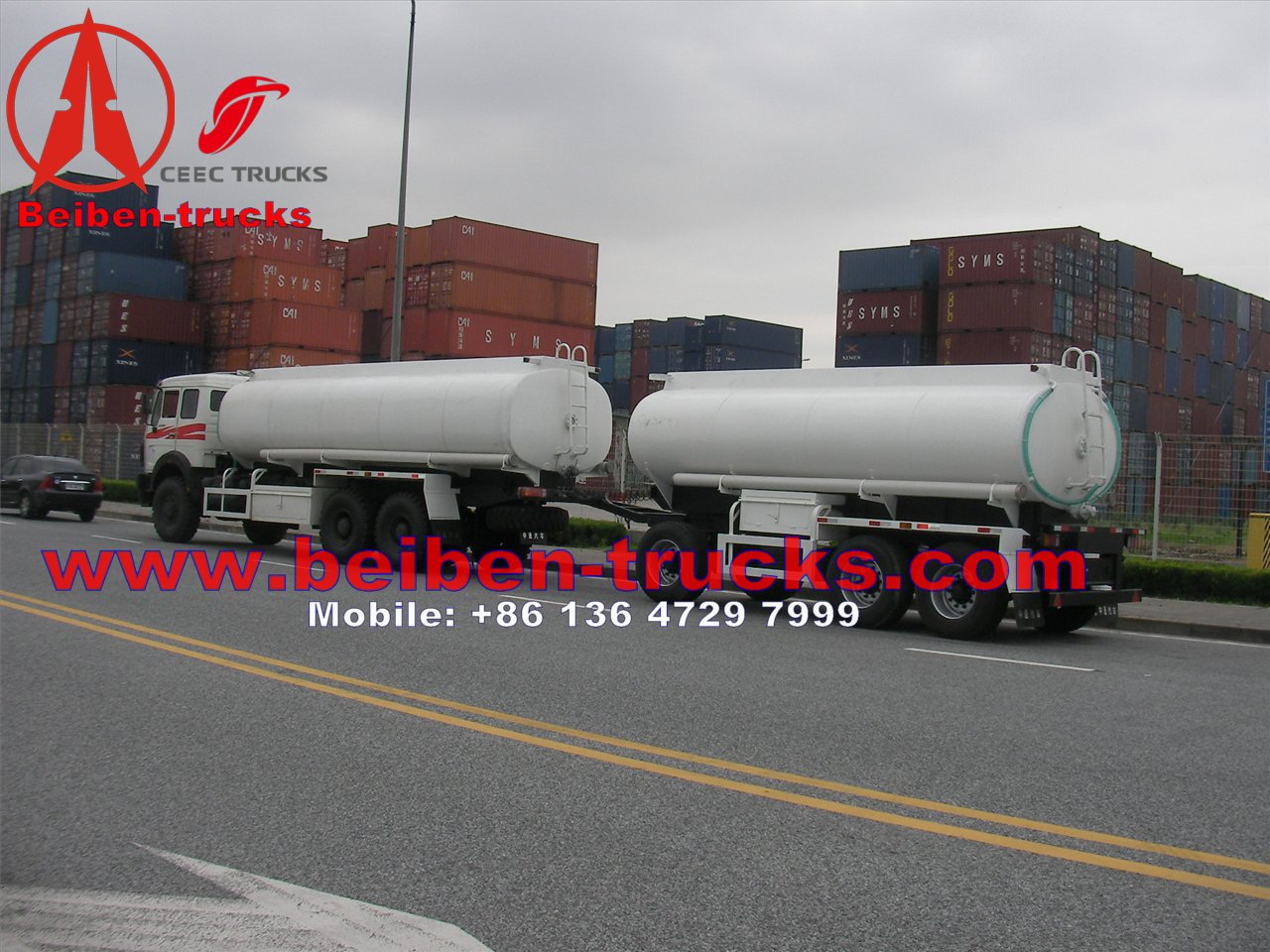 Beiben all wheel drive fuel tanker truck manufacturer 