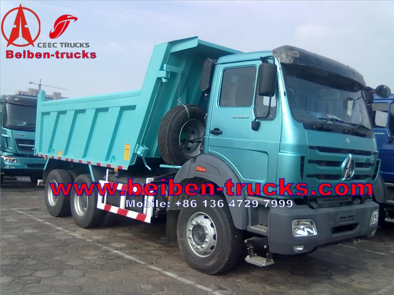 beiben dump trucks for africa customer