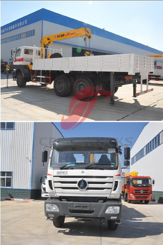 beiben 10 T truck mounted crane