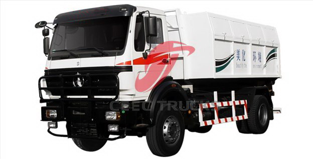 north benz garbage collector truck 