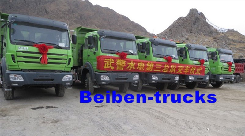 Beiben truck for nepal earthquake rescue