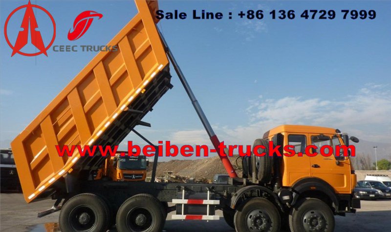 china beiben 60 T tipper trucks supplier