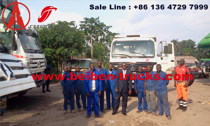 Congo north benz 340 Hp dump trucks manufacturer from china 
