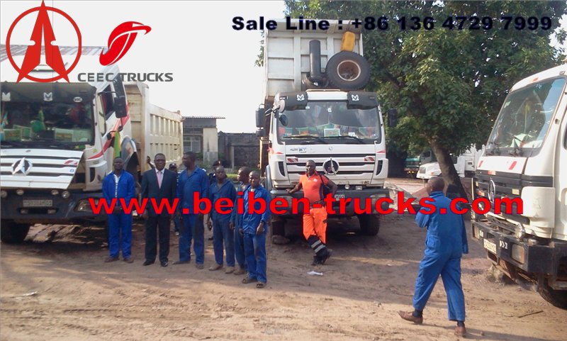 Beiben dump truck for africa congo