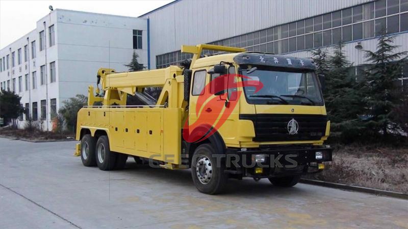 BeiBen 8x4 road wrecker truck