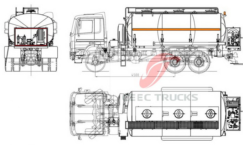 beiben 3132 fuel tanker