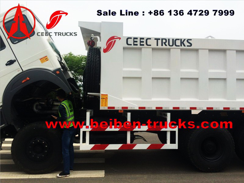 CONGO north benz dump truck for Burear veritas inspection 