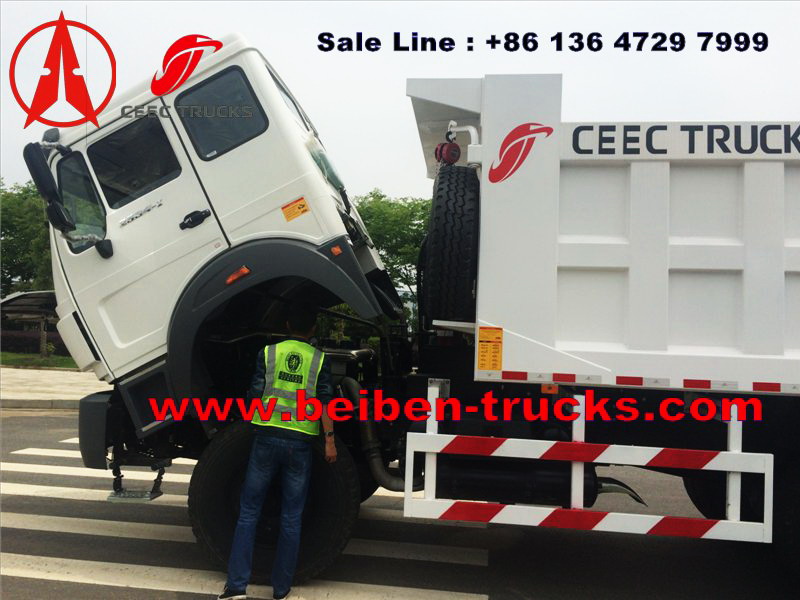 CONGO north benz dump truck for Burear veritas inspection 