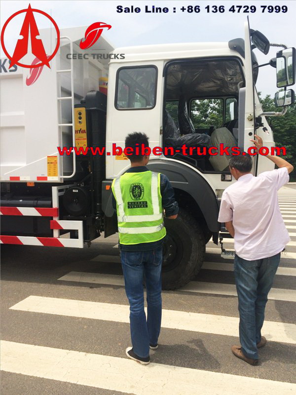 CONGO north benz dump truck for Burear veritas inspection 