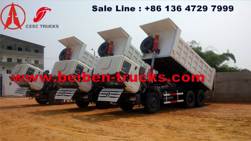 congo beiben dump trucks china supplier