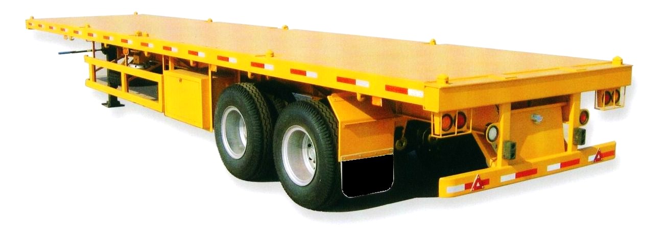 bogie suspension container semitrailer