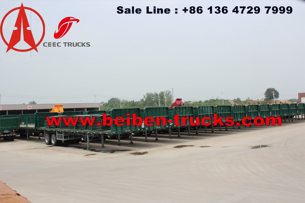 china 2 axle bogie suspension semitrailer manufacturer 