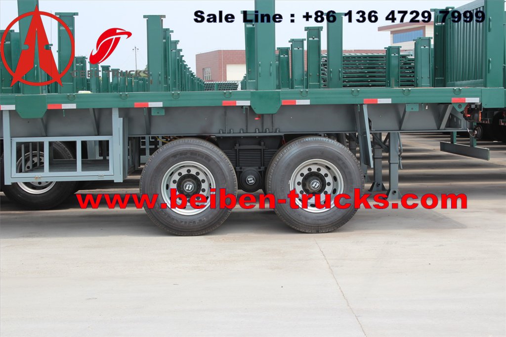 china 2 axle bogie suspension semitrailer manufacturer 