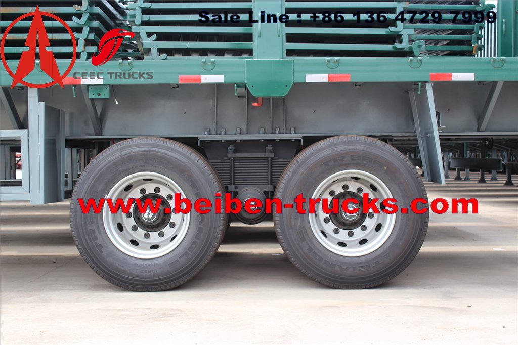 china 2 axle bogie suspension semitrailer manufacturer 