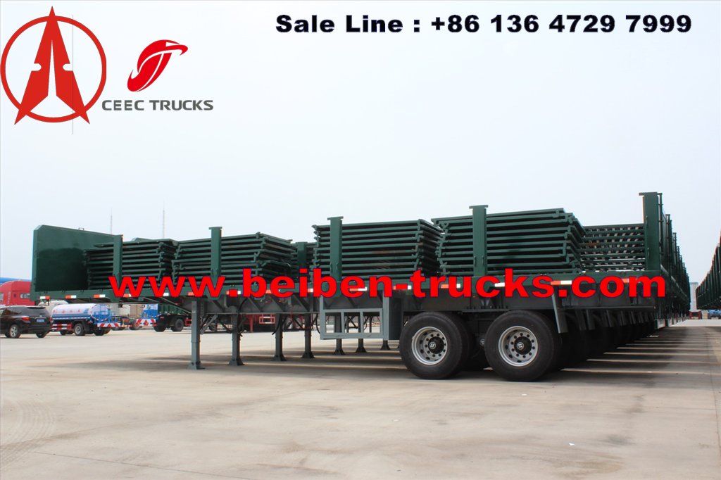 china 2 axle bogie suspension semitrailer manufacturer 