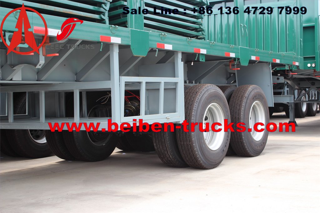 china 2 axle bogie suspension semitrailer manufacturer 