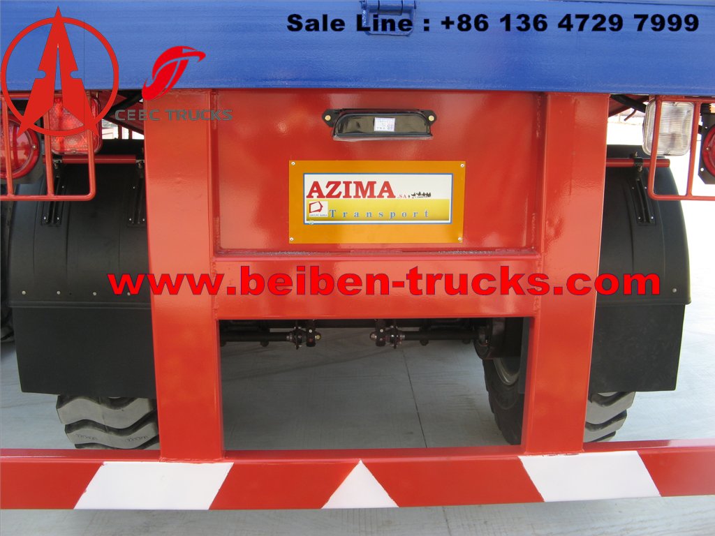 china 2 axle bogie suspension semitrailer manufacturer