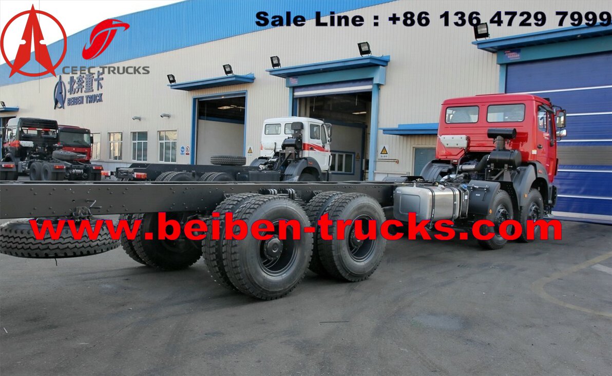 beiben 12 wheeler cargo truck chassis 