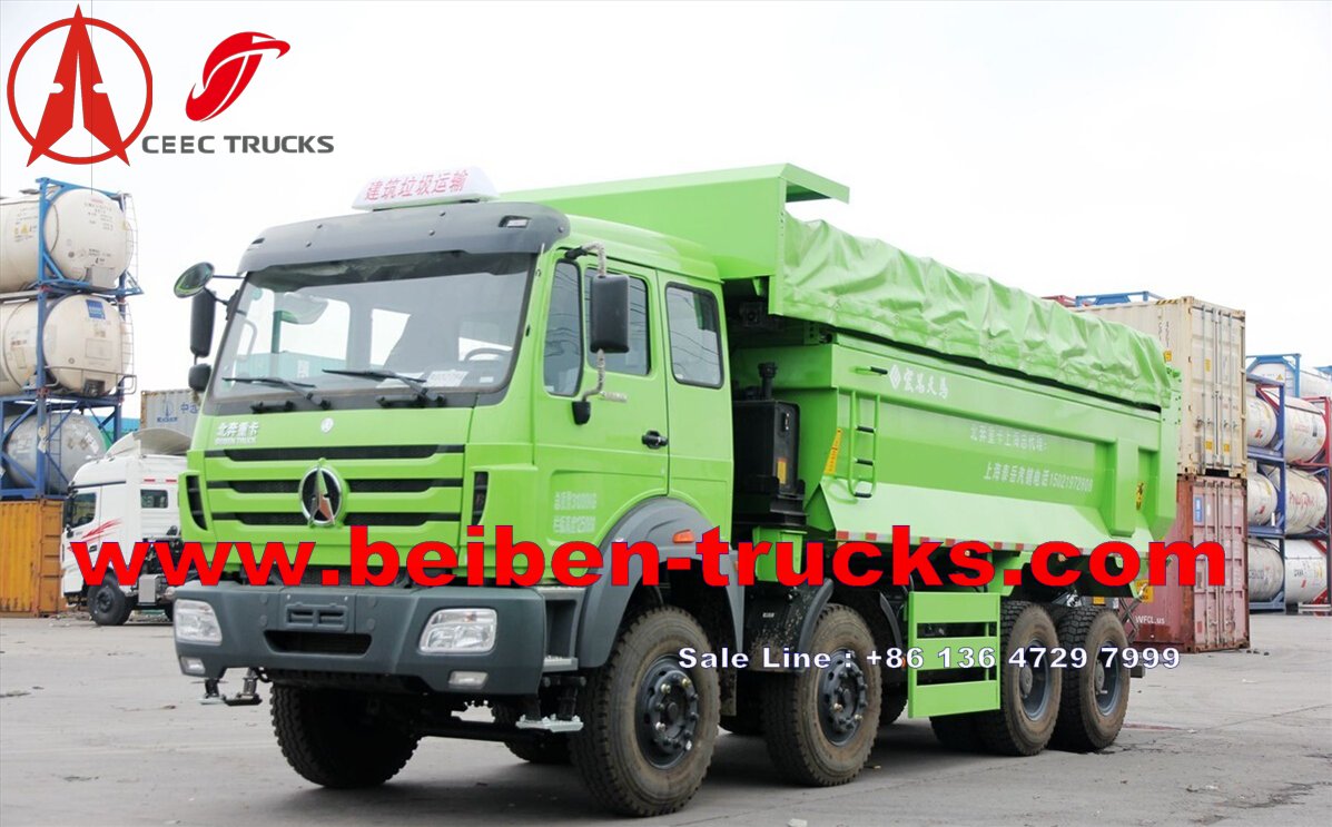 beiben 12 wheeler dump truck manufacturer