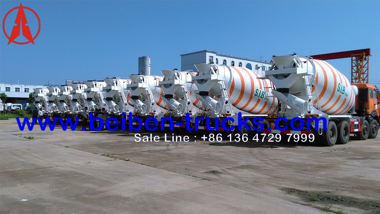 beiben 14 CBM concrete mixer truck manufacturer