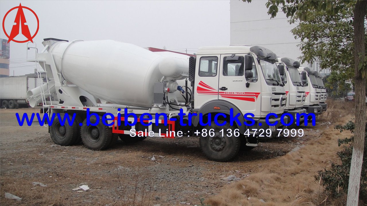 beiben 9 CBM concrete mixer truck