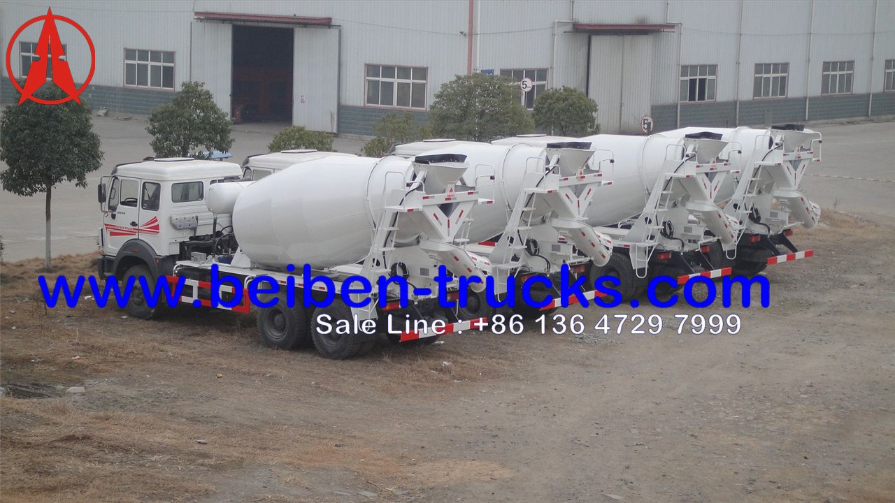 beiben 9 CBM concrete mixer truck